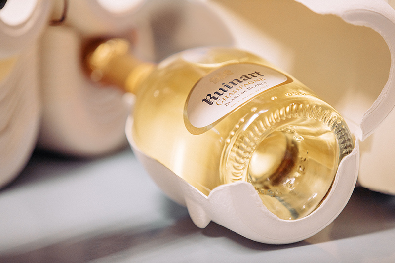 世界最古のシャンパーニュメゾン「ルイナール」がサステイナブルパッケージ『セカンドスキン』を発表