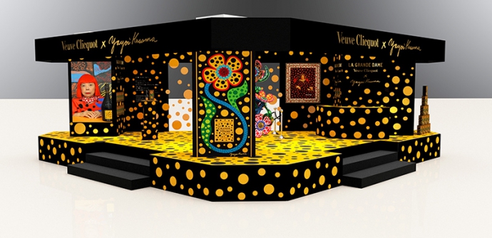 『Veuve Clicquot La Grande Dame 2012 Yayoi Kusama Gift Box』世界先行発売記念の体験型イベント開催