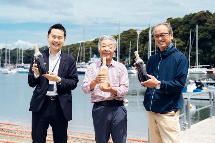 『小網代湾海底ワイン熟成プロジェクト』に京浜急行電鉄が本格サポート開始