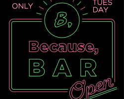 Because, ワインが1杯から楽しめる隠れ家バー『Because, Bar』毎週火曜日オープン