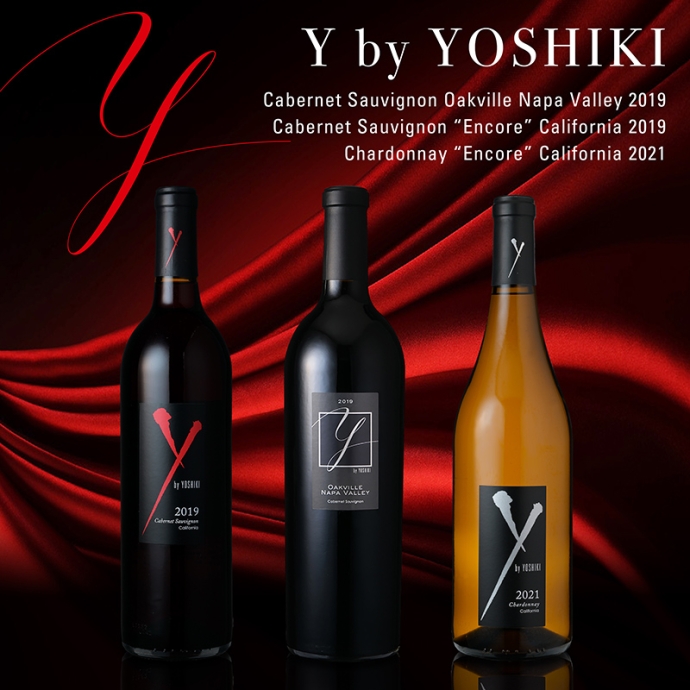 YOSHIKIプロデュースのプレミアムワイン『Y by YOSHIKI』新ヴィンテージを2023年春リリース