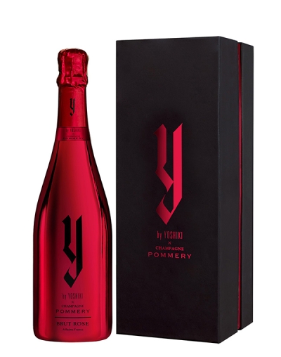 「Y by YOSHIKI×CHAMPAGNE POMMERY」より新デザインボックスのロゼ・シャンパーニュ発売