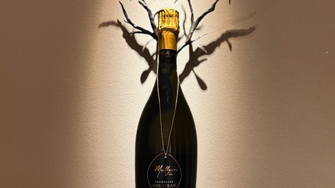 「飲む宝石」で記憶に残る乾杯を…ダイヤモンド付きシャンパーニュ『Meilleurevie』発売