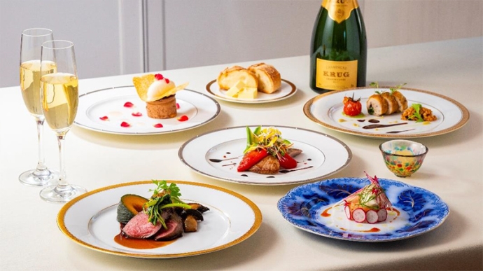 KRUGで乾杯！PETALS TOKYO 5周年記念、船上フレンチコース特別プラン登場